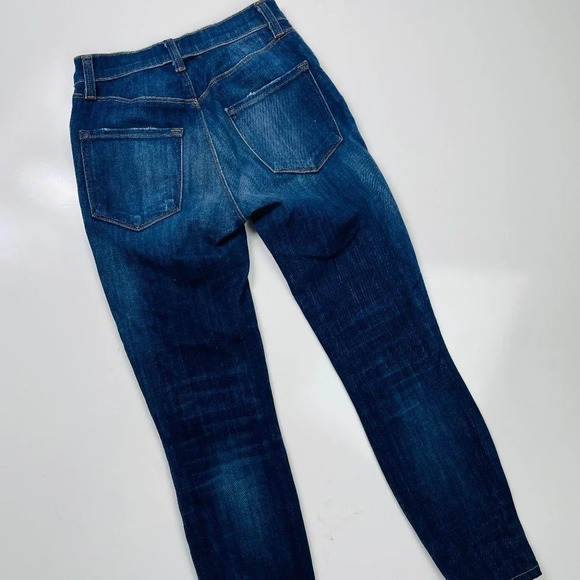 J Brand Alana High Rise Crop Jeans In Volatile Blue Size 24 - Picture 8 of 12